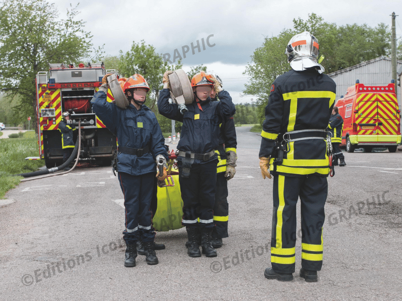 jeunes sapeurs-pompiers - guide complet devenir pompier - Icone Graphic